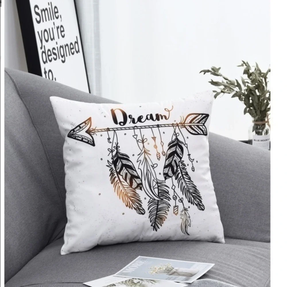 💋 Graphic Bow arrow pillow Cushion Cover dream